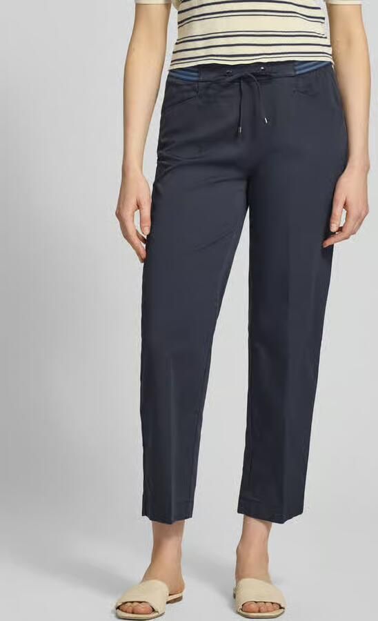 TONI wide fit stoffen broek in 7 8-lengte model 'Sue' - Foto 3