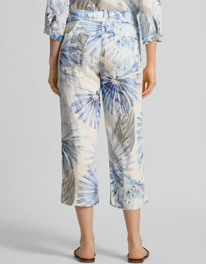TONI Wide leg capribroek in all-over look model 'PIA' - Foto 2