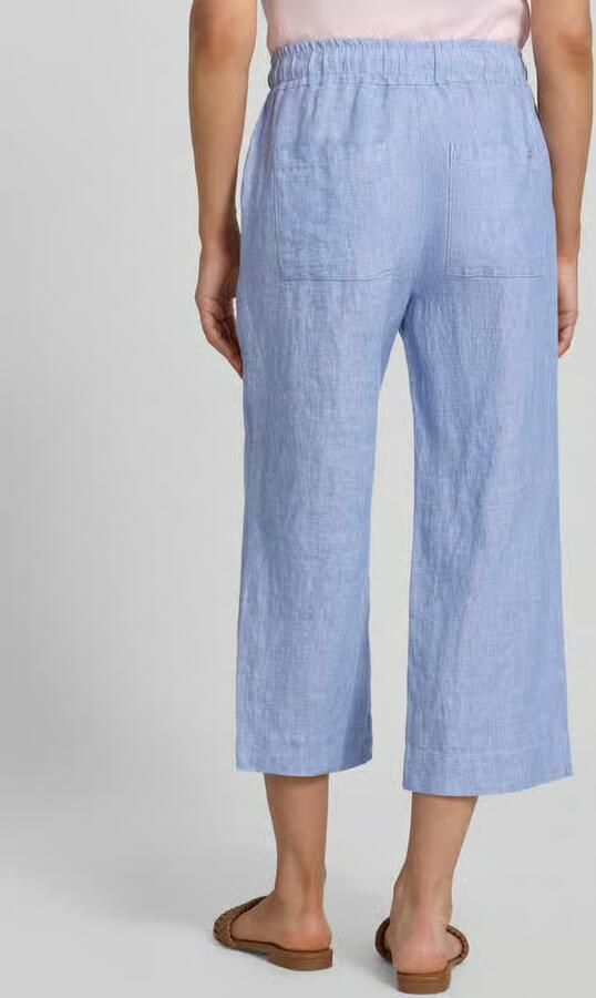 TONI Wide leg capribroek van linnen model 'PIA' - Foto 2