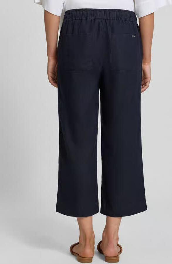 TONI Wide leg capribroek van linnen model 'PIA' - Foto 2