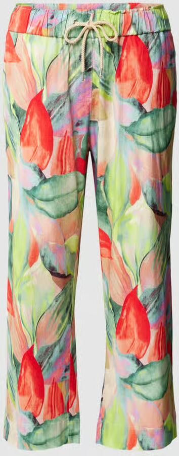 Toni Dress Wide leg stoffen broek met bloemenmotief model 'PIA' - Foto 2