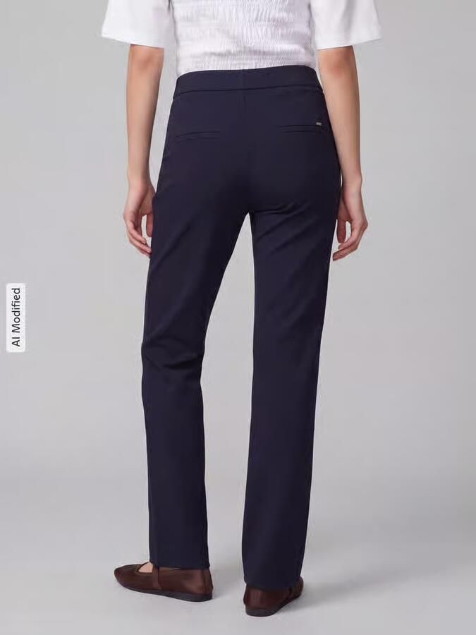 TONI Wijdte broek van viscosemix model 'Jenny' - Foto 2