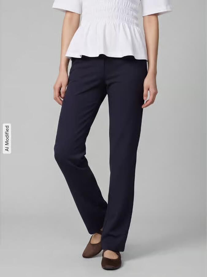TONI Wijdte broek van viscosemix model 'Jenny' - Foto 3