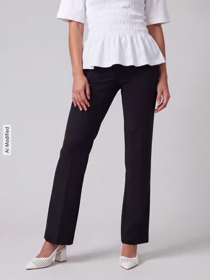 TONI Wijdte broek van viscosemix model 'Jenny' - Foto 2