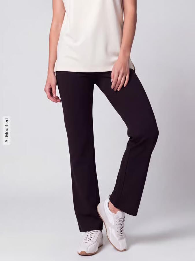 TONI Wijdte broek van viscosemix model 'Jenny' - Foto 3