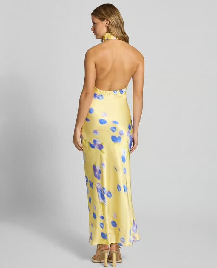 Topshop Avondjurk met hals met halter - Foto 2