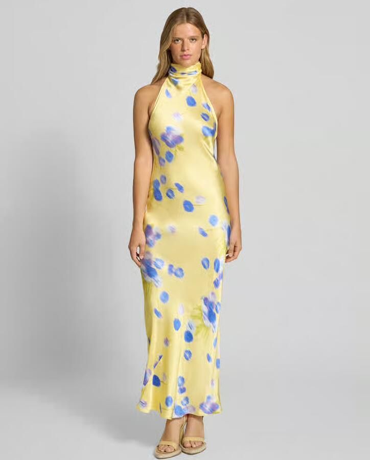 Topshop Avondjurk met hals met halter - Foto 3