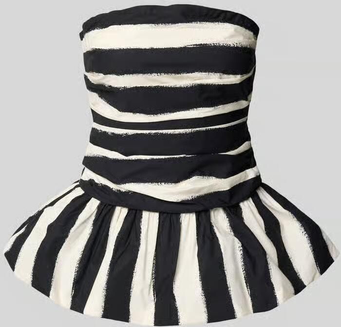 Topshop Bandeautop van katoen model 'SOLDE' - Foto 2