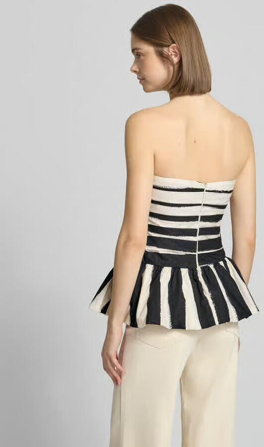 Topshop Bandeautop van katoen model 'SOLDE'