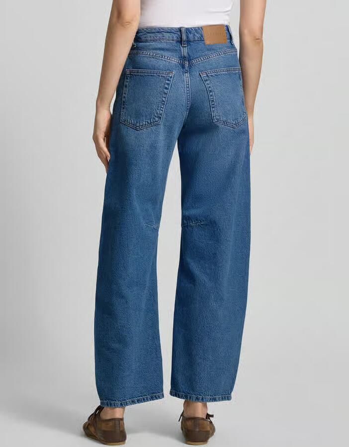 Topshop barrel fit jeans met steekzakken model 'ALMA'