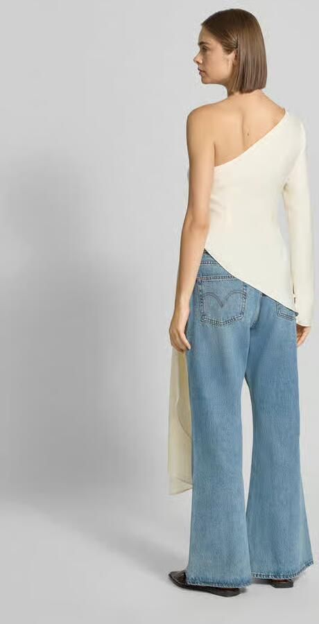 Topshop Blouse in one-shoulder design van modal-mix