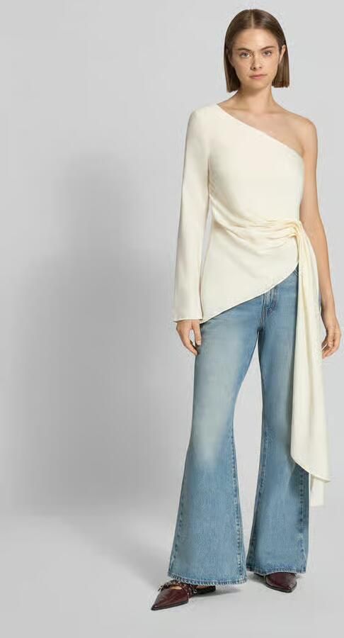 Topshop Blouse in one-shoulder design van modal-mix - Foto 2