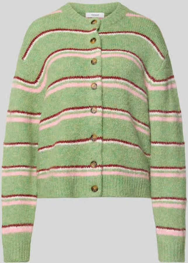 Topshop Cardigan met streepmotief model 'CARO' - Foto 2