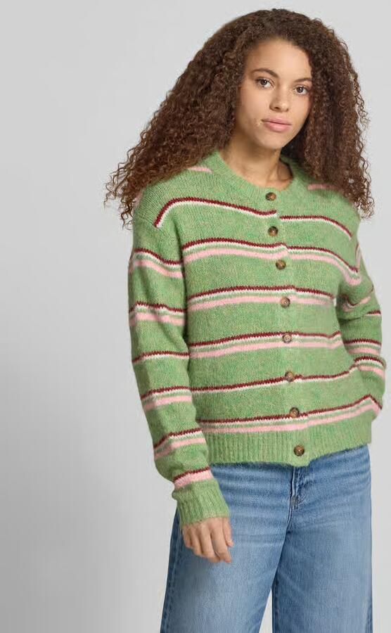 Topshop Cardigan met streepmotief model 'CARO' - Foto 2