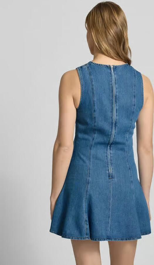 Topshop Denimjurk met ronde hals model 'LENA' - Foto 3