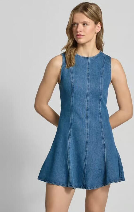 Topshop Denimjurk met ronde hals model 'LENA' - Foto 2