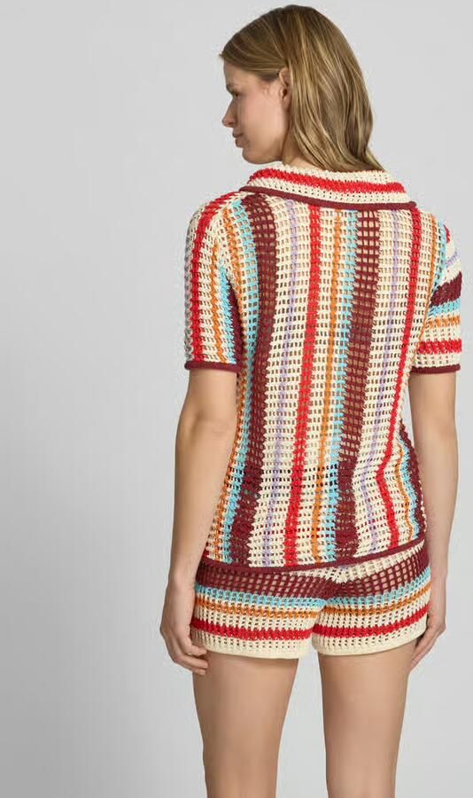 Topshop Gebreid jack met capuchon model 'GERDI' - Foto 5