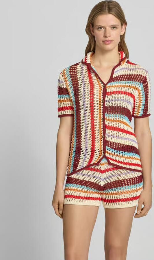 Topshop Gebreid jack met capuchon model 'GERDI' - Foto 6