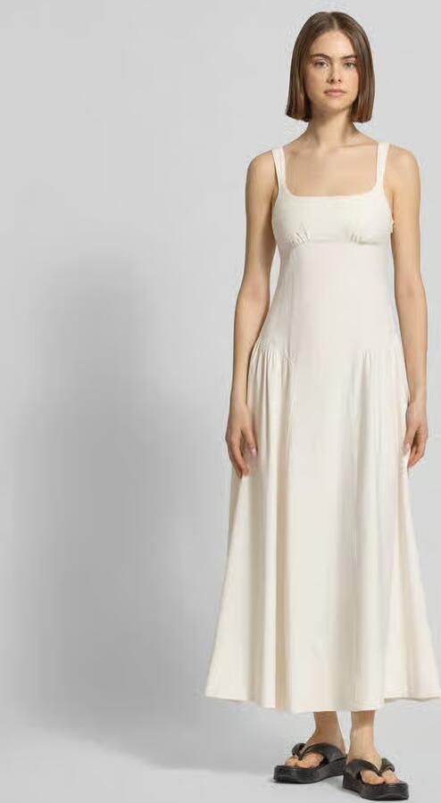 Topshop maxi-jurk met ronde hals model 'VIOLA' - Foto 3