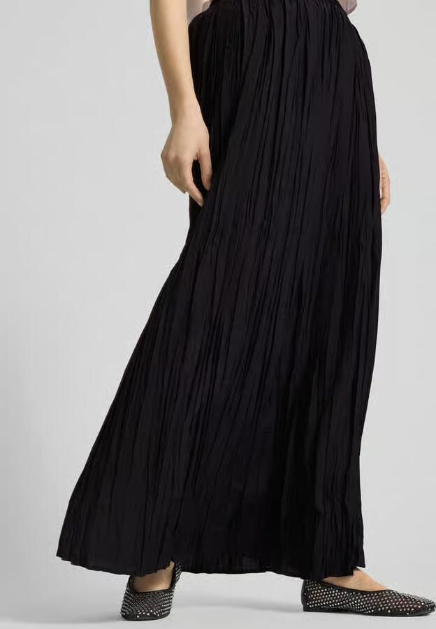 Topshop Maxirok van viscosemix met structuurpatroon model 'THEA'