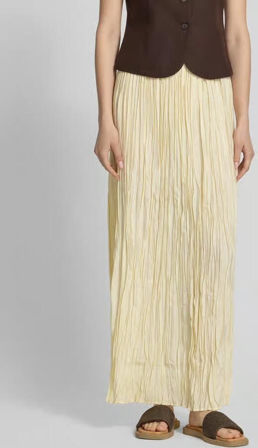 Topshop Maxirok van viscosemix met structuurpatroon model 'THEA' - Foto 3