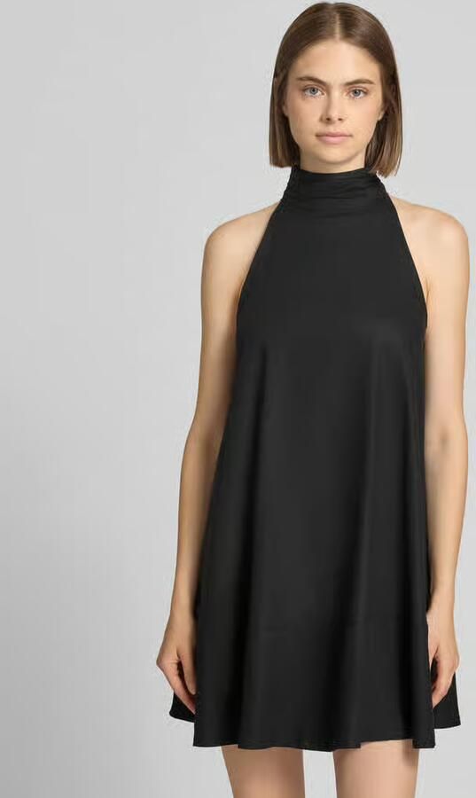 Topshop mini-jurk van linnenmix met halter model 'SARA'