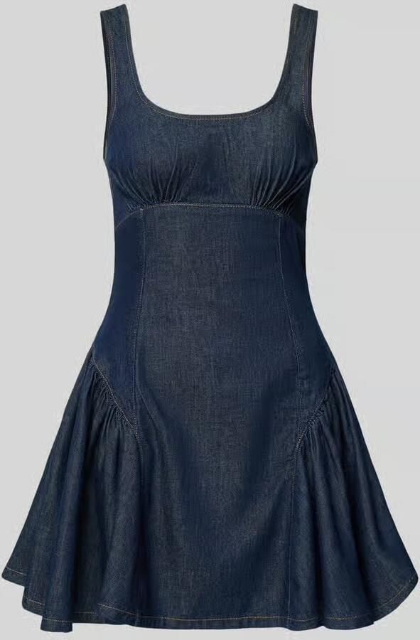 Topshop Minijurk in denim-look model 'Eva' - Foto 2