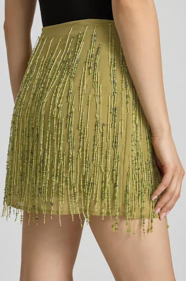 Topshop Minirok met kralen model 'RHEA'