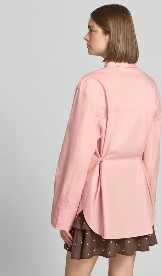 Topshop Oversized overhemdblouse met borstzak model 'Demi' - Foto 3