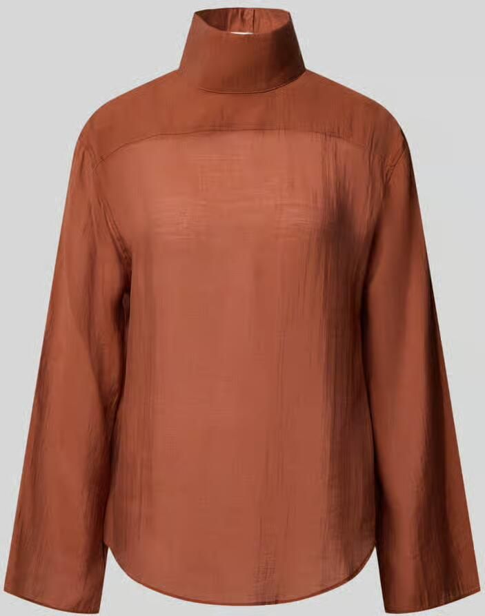 Topshop regular fit blouse met opstaande kraag model 'ESMEE'