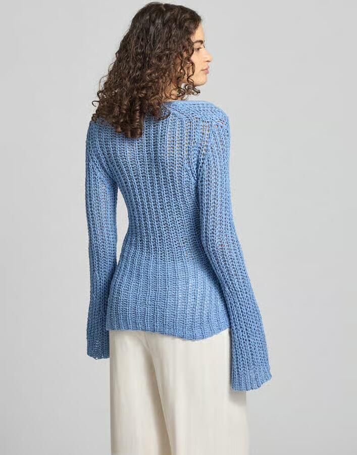 Topshop regular fit trui in gehaakte look model 'Fenja' - Foto 2