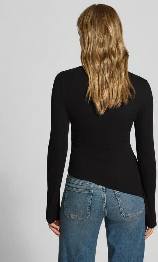 Topshop Shirt met lange mouwen in asymmetrische look model 'RIA' - Foto 2