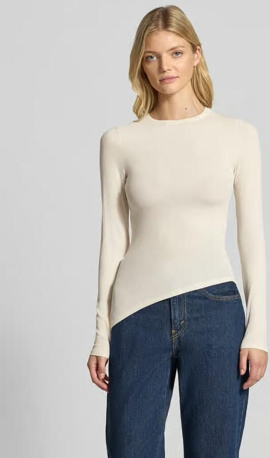 Topshop Shirt met lange mouwen in asymmetrische look model 'RIA' - Foto 2