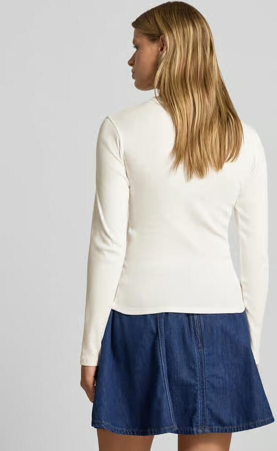 Topshop Shirt met lange mouwen met ronde hals model 'EVERYDAY' - Foto 5