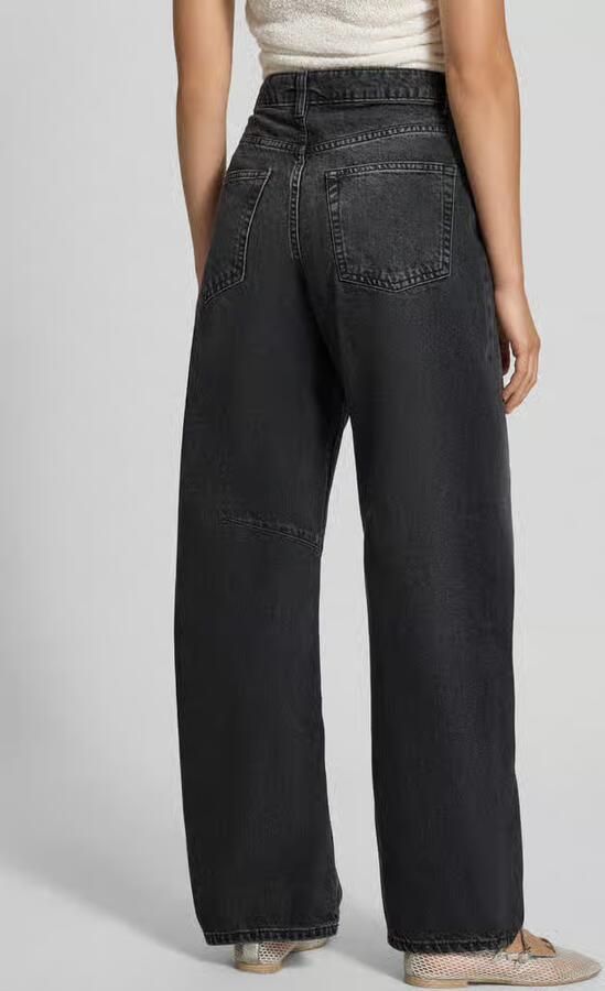 TOPSHOP Tsbarrel Hr Denim Jeans Blw Noos barrel jeans zwart - Foto 4