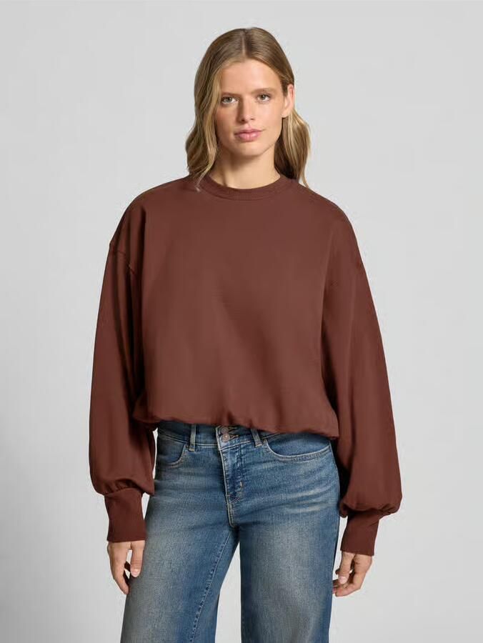 Topshop Sweatshirt met ronde hals model 'BIA' - Foto 4