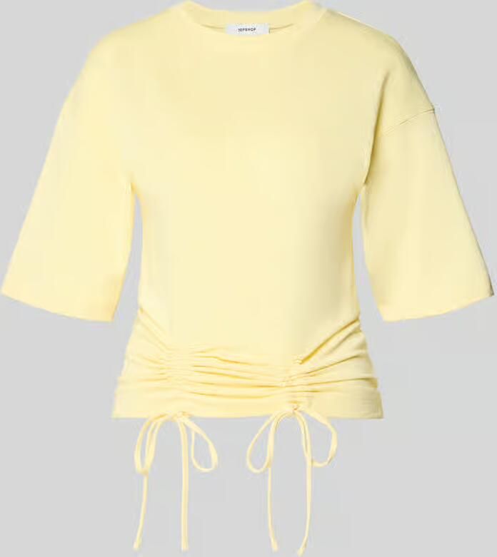 Topshop T-shirt met plooien model 'MALLE'