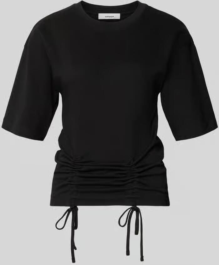 Topshop T-shirt met plooien model 'MALLE' - Foto 3
