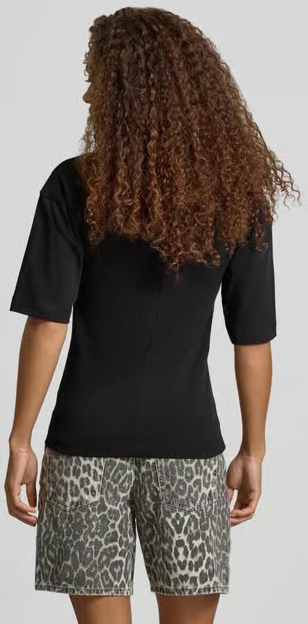 Topshop T-shirt met plooien model 'MALLE' - Foto 3