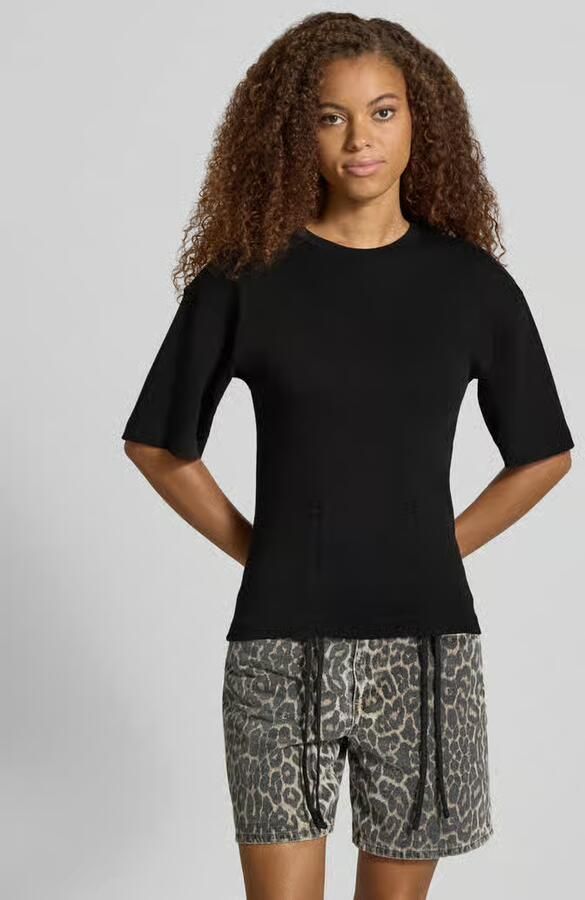 Topshop T-shirt met plooien model 'MALLE' - Foto 2