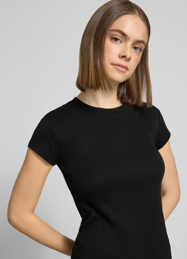 Topshop T-shirt met ronde hals model 'EVERYDAY' - Foto 4