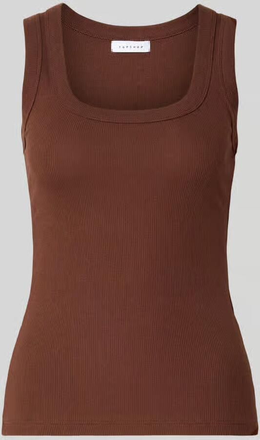 Topshop Tanktop in riblook model 'HONEY' - Foto 3