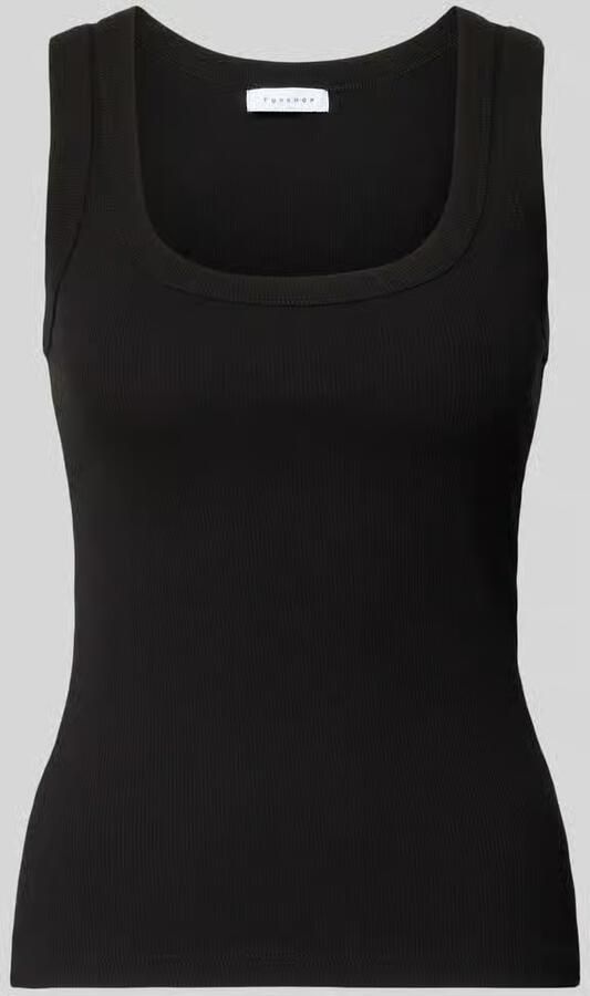 Topshop Tanktop in riblook model 'HONEY'