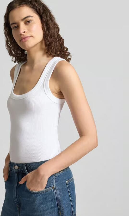 Topshop Tanktop in riblook model 'HONEY' - Foto 4