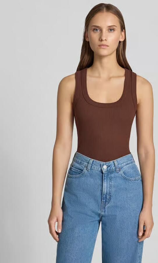 Topshop Tanktop in riblook model 'HONEY' - Foto 3