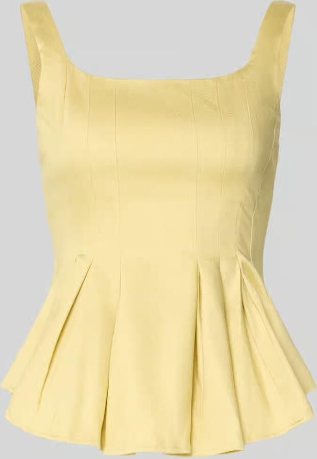Topshop Top van lyocellmix in denimlook model 'Fatima' - Foto 2