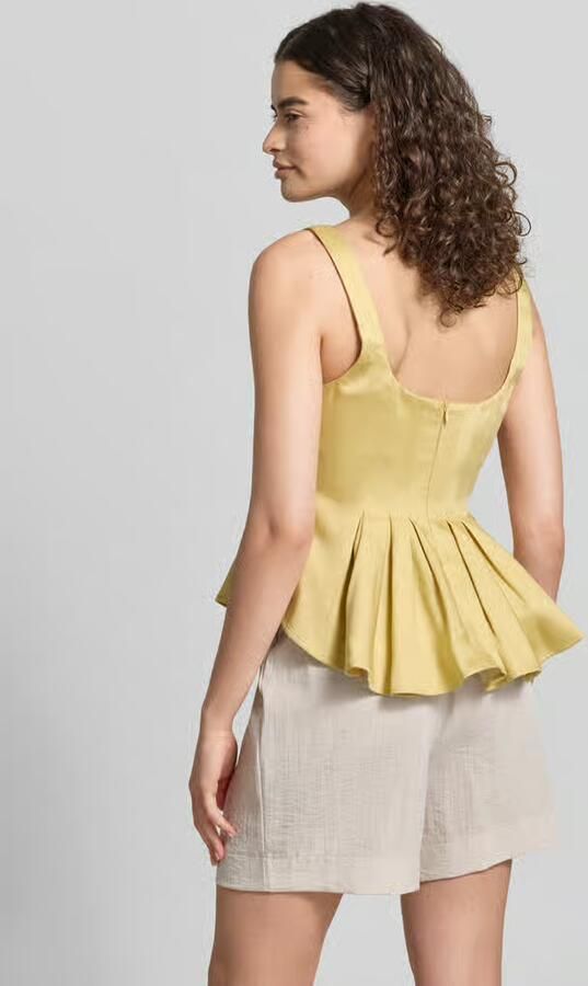 Topshop Top van lyocellmix in denimlook model 'Fatima'