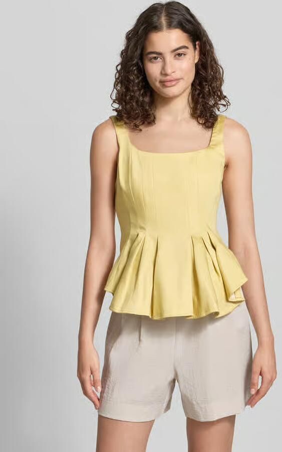 Topshop Top van lyocellmix in denimlook model 'Fatima' - Foto 4