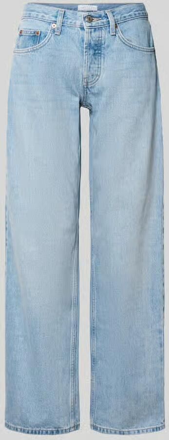 TOPSHOP Tsember Lr Wide Dnm Jeans Lb Noos low waist wide leg jeans light blue denim - Foto 5