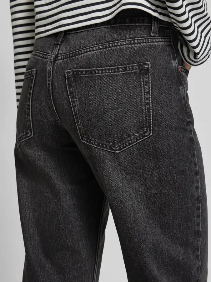 TOPSHOP Tsember Lr Wide Dnm Jeans Blw Noos low waist wide leg jeans black denim - Foto 3